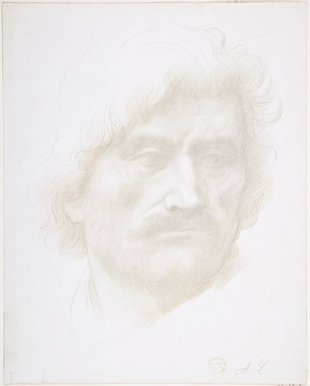 Hlava muže od Alphonse Legros