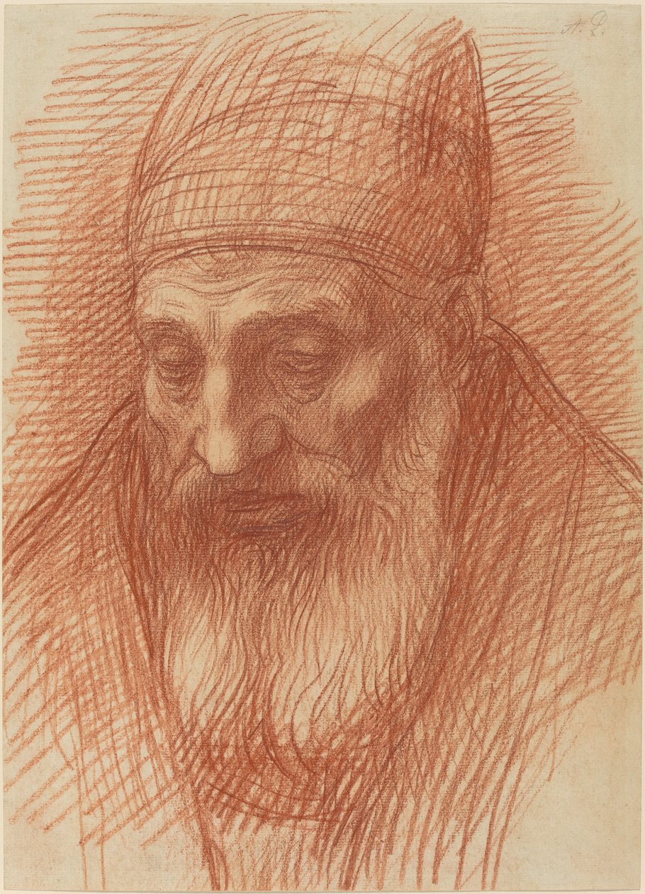 Hlava kněze od Alphonse Legros