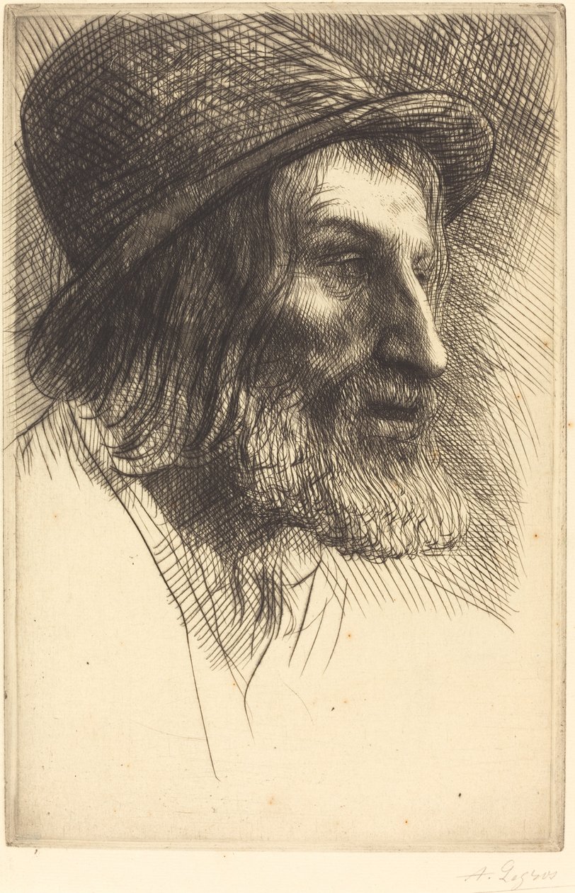 Vedoucí anglického dělníka od Alphonse Legros