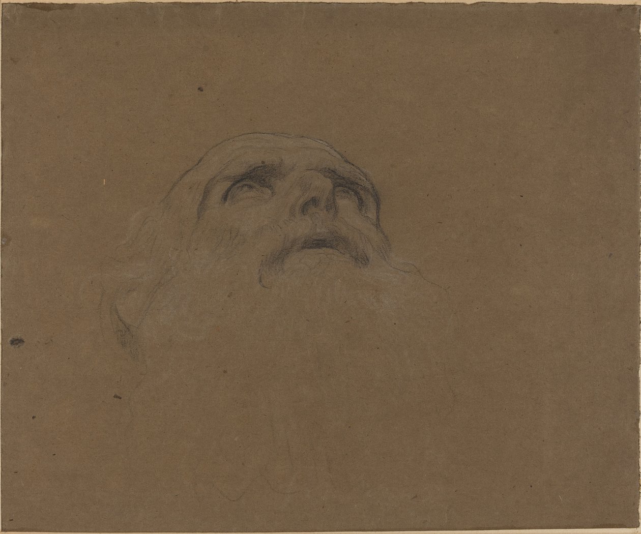 Hlava starého muže. od Alphonse Legros
