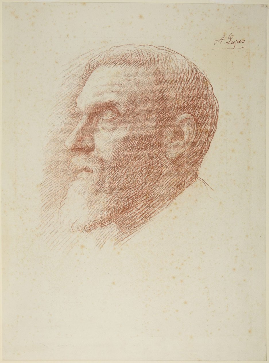 Hlava umělce od Alphonse Legros