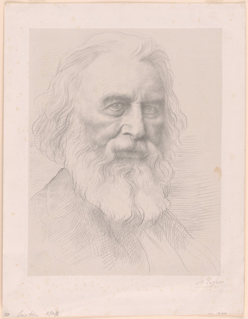 Henry Wadsworth Longfellow od Alphonse Legros