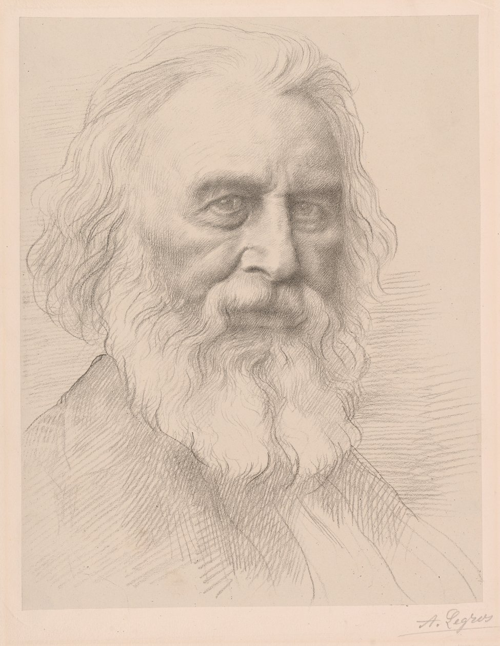 Henry Wadsworth Longfellow od Alphonse Legros