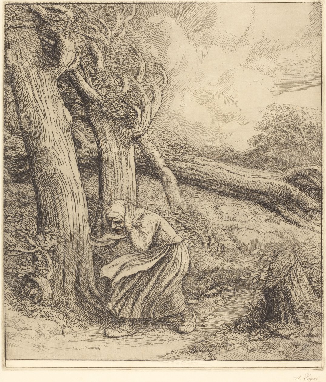 Hurikán (hurikán) od Alphonse Legros