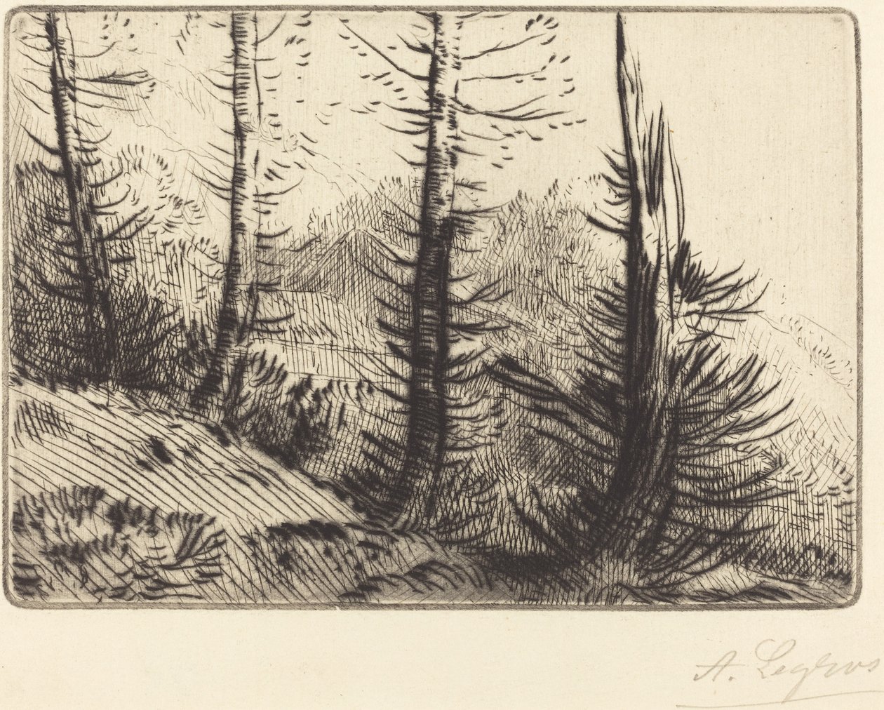 V Pyrenejích V Pyrenejích. od Alphonse Legros