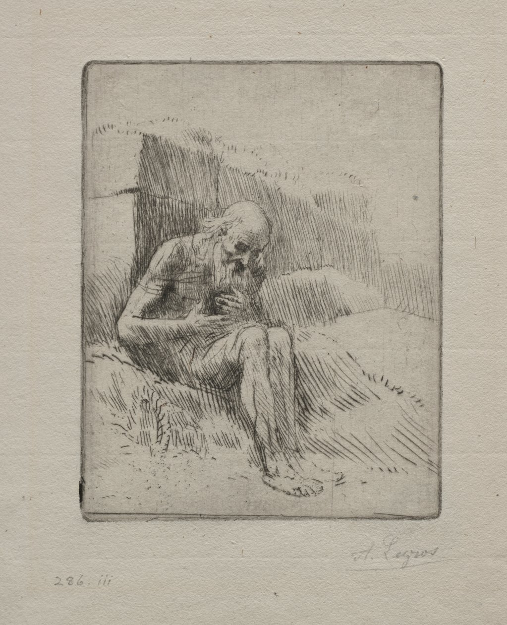 Práce (druhá deska) od Alphonse Legros