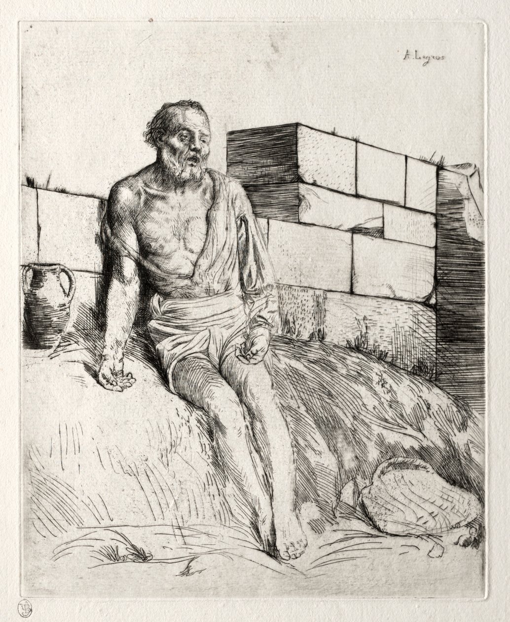 První deska práce. od Alphonse Legros