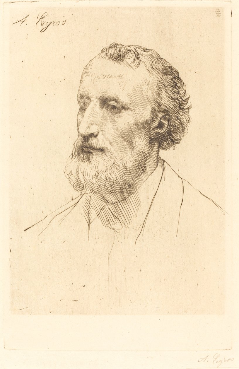 Jules Dalou, 1st plate od Alphonse Legros