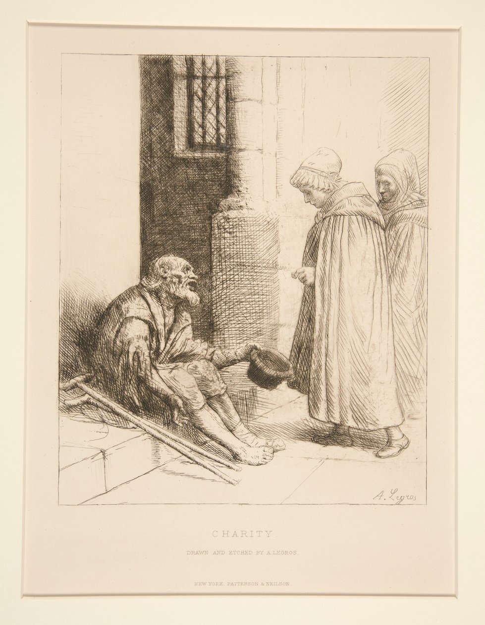 La Charite (charita) od Alphonse Legros