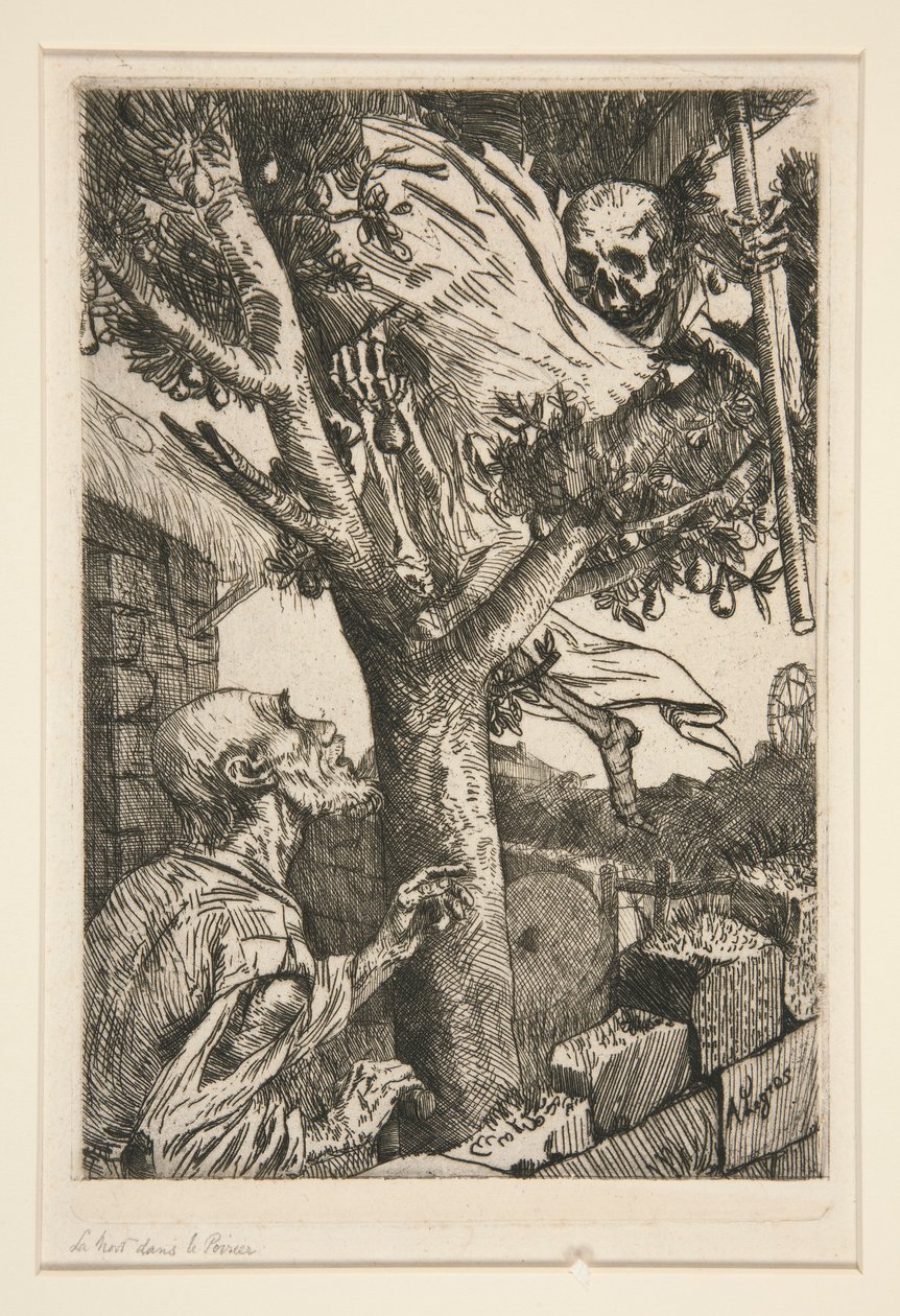 Smrt v hrušni od Alphonse Legros