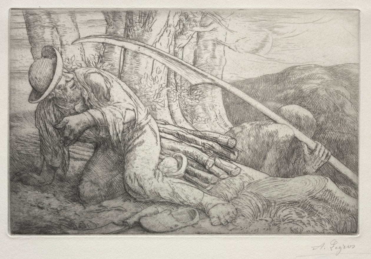 La Mort et le Bûcheron 5. deska. od Alphonse Legros