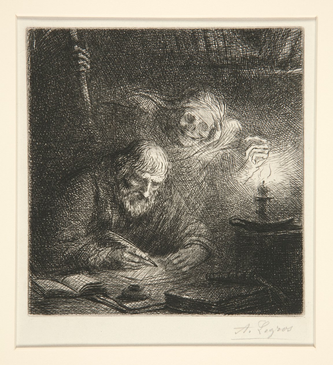 Smrt a filozof od Alphonse Legros