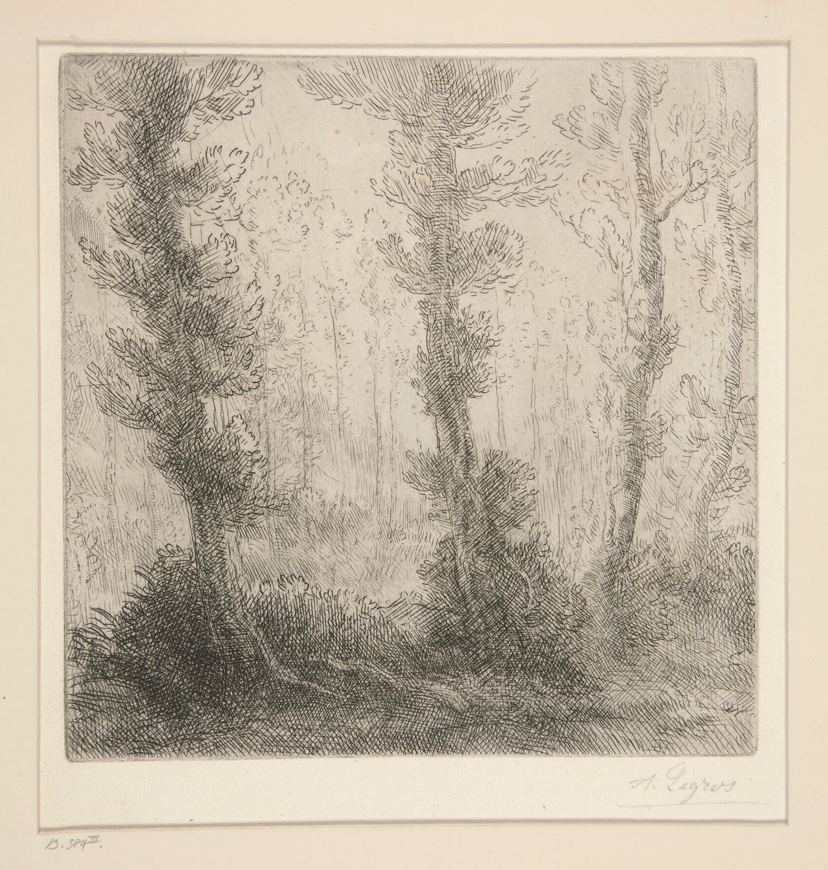 Malé jezero od Alphonse Legros