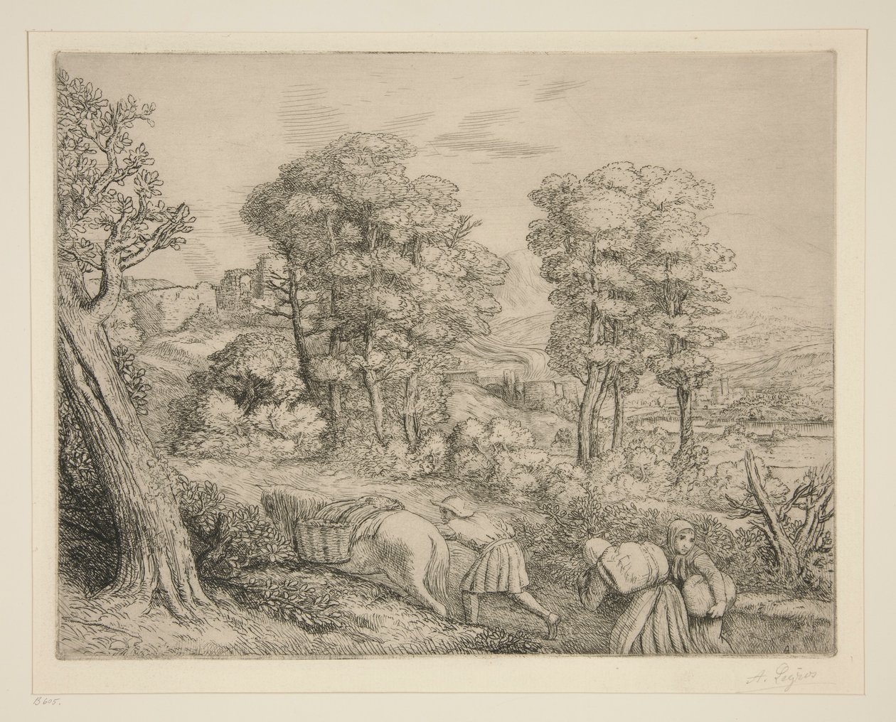 Návrat na farmu od Alphonse Legros