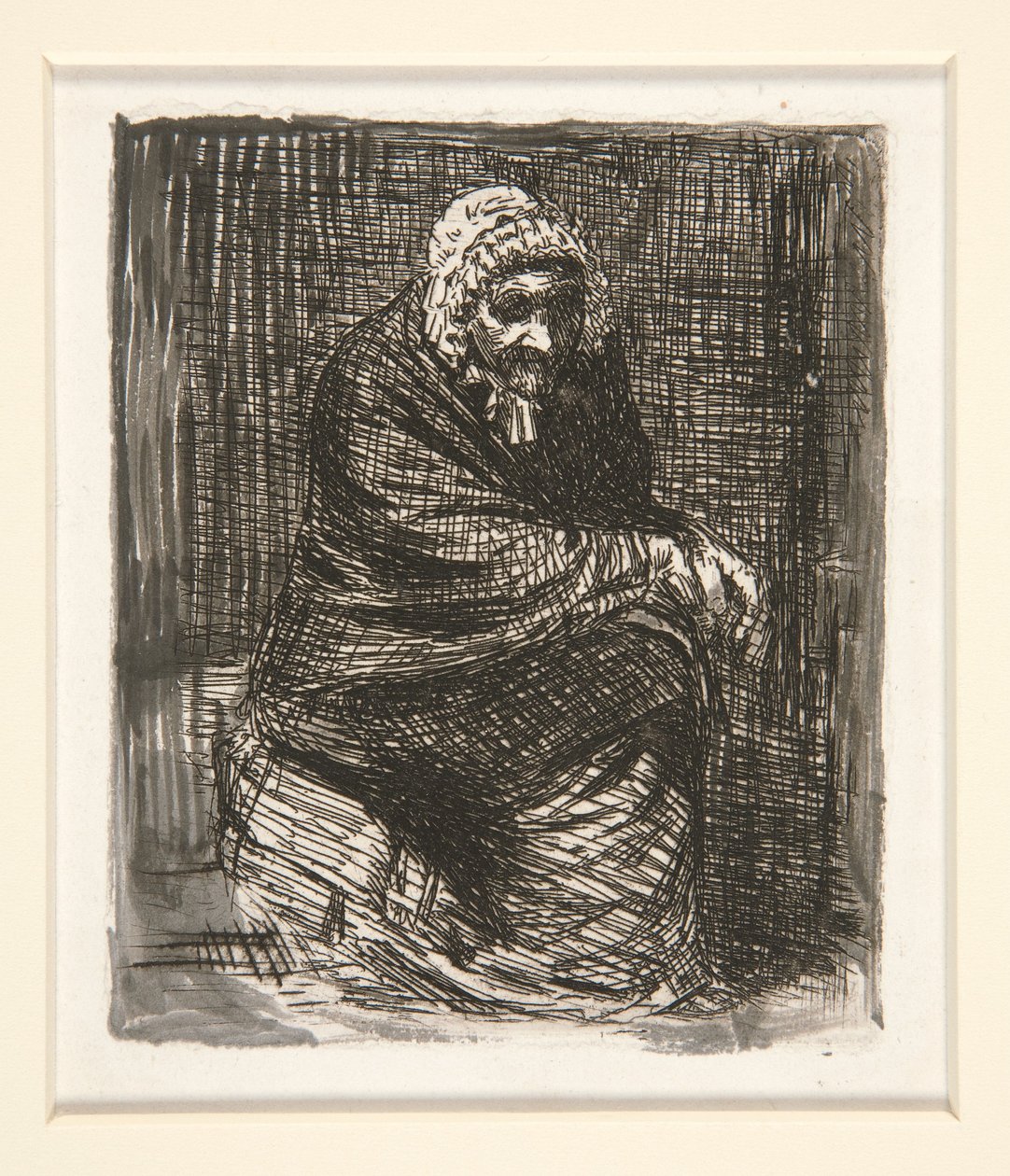 Stará žena Assine od Alphonse Legros