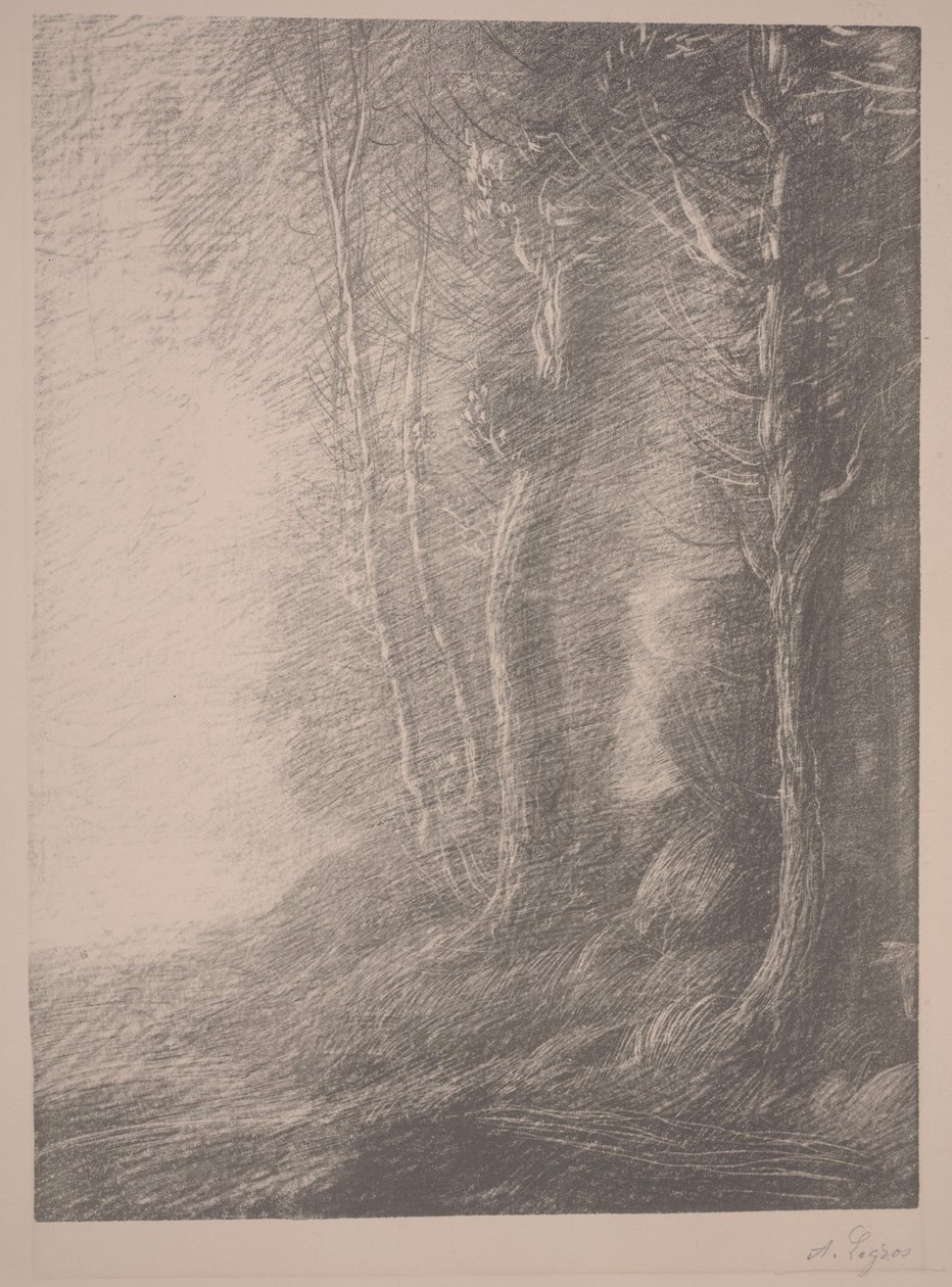 Krajina (litho) od Alphonse Legros