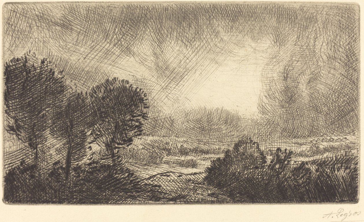 Krajina s Storm Paysage d