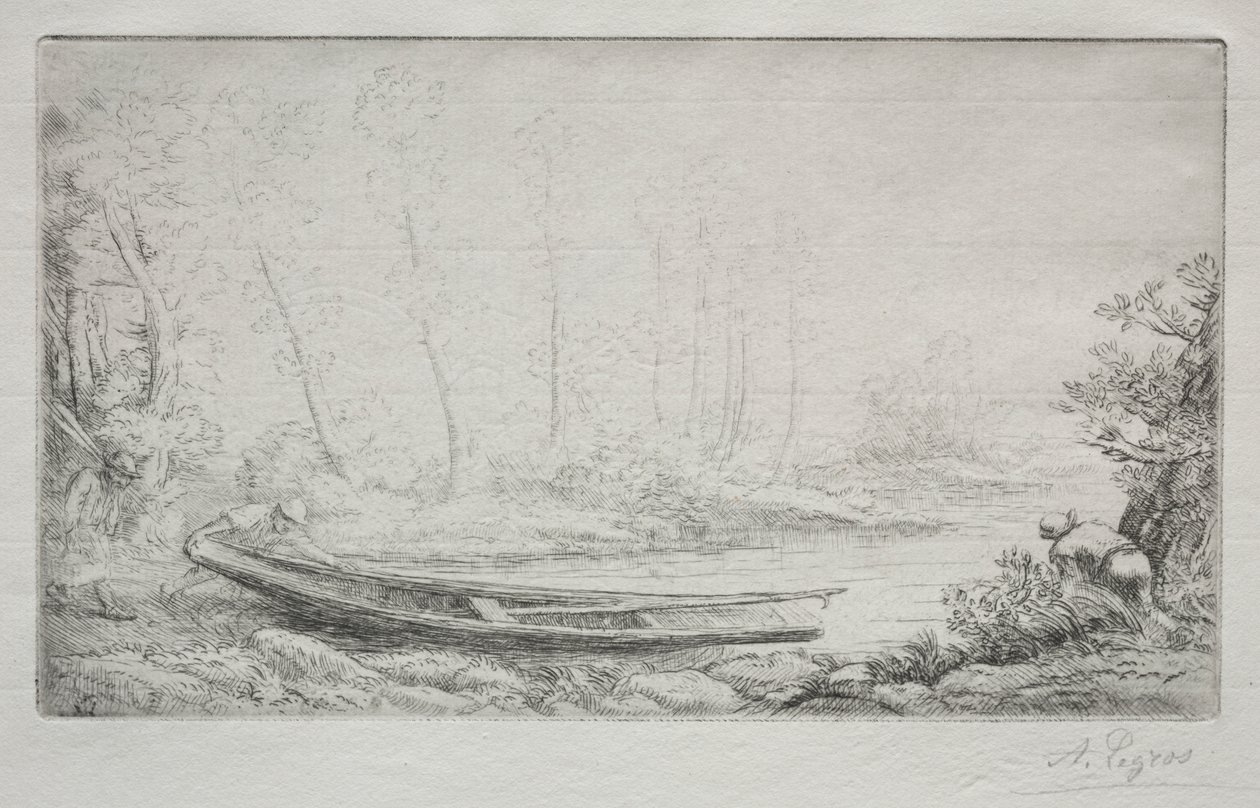 Odjezd na rybaření, do mlh od Alphonse Legros