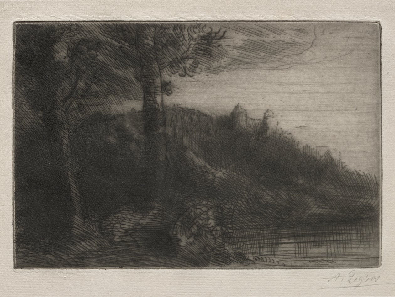 Malý most od Alphonse Legros