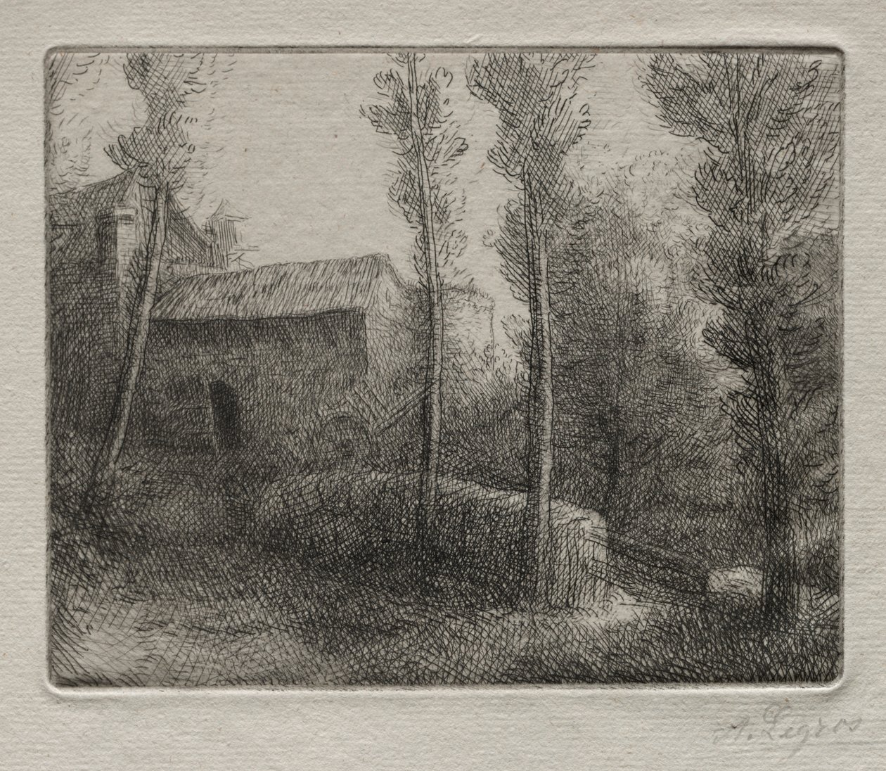 Mlýnský most od Alphonse Legros