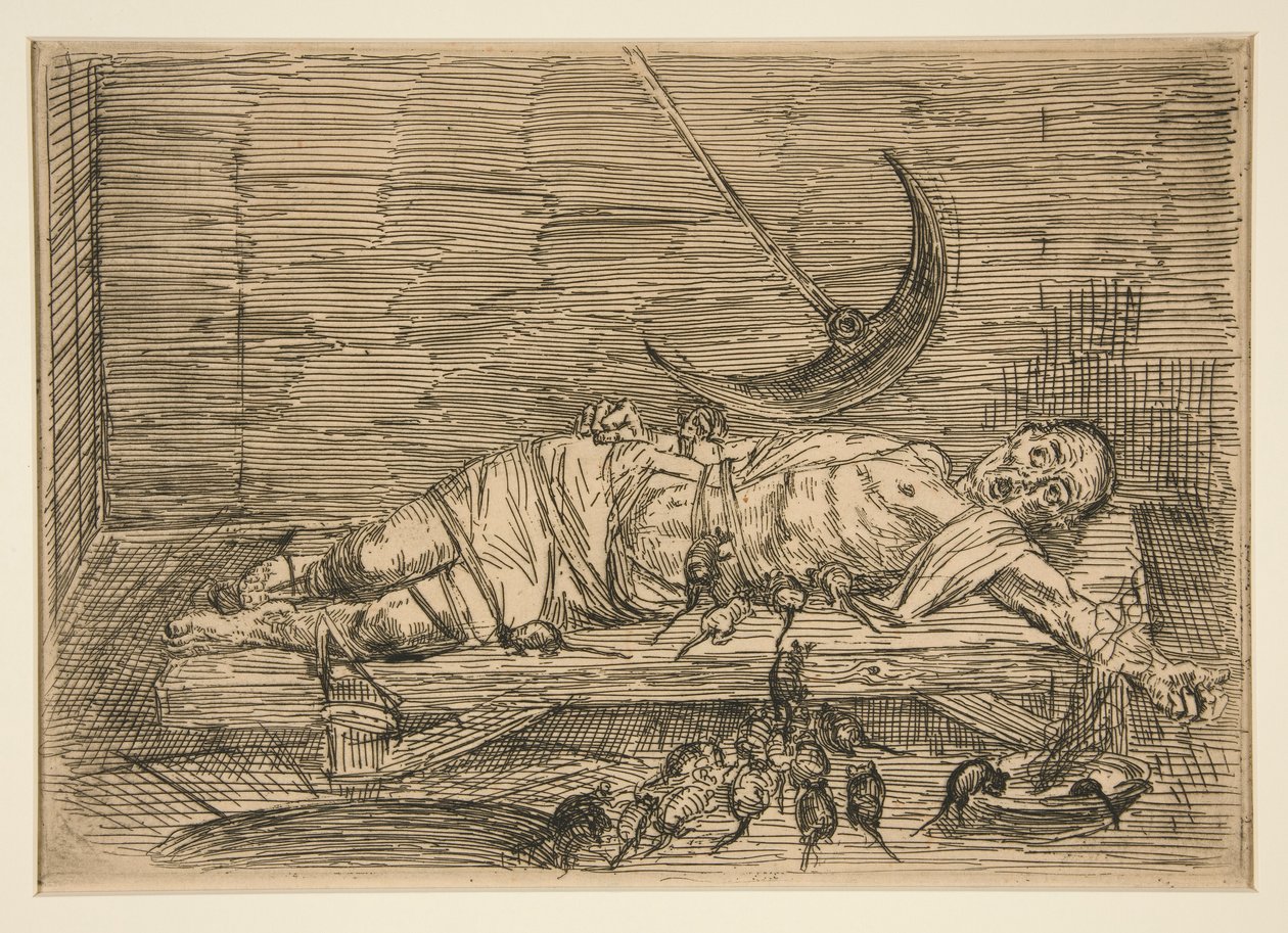 Le Puits et le Pendule, č. 1 (Jáma a kyvadlo, č. 1) od Alphonse Legros