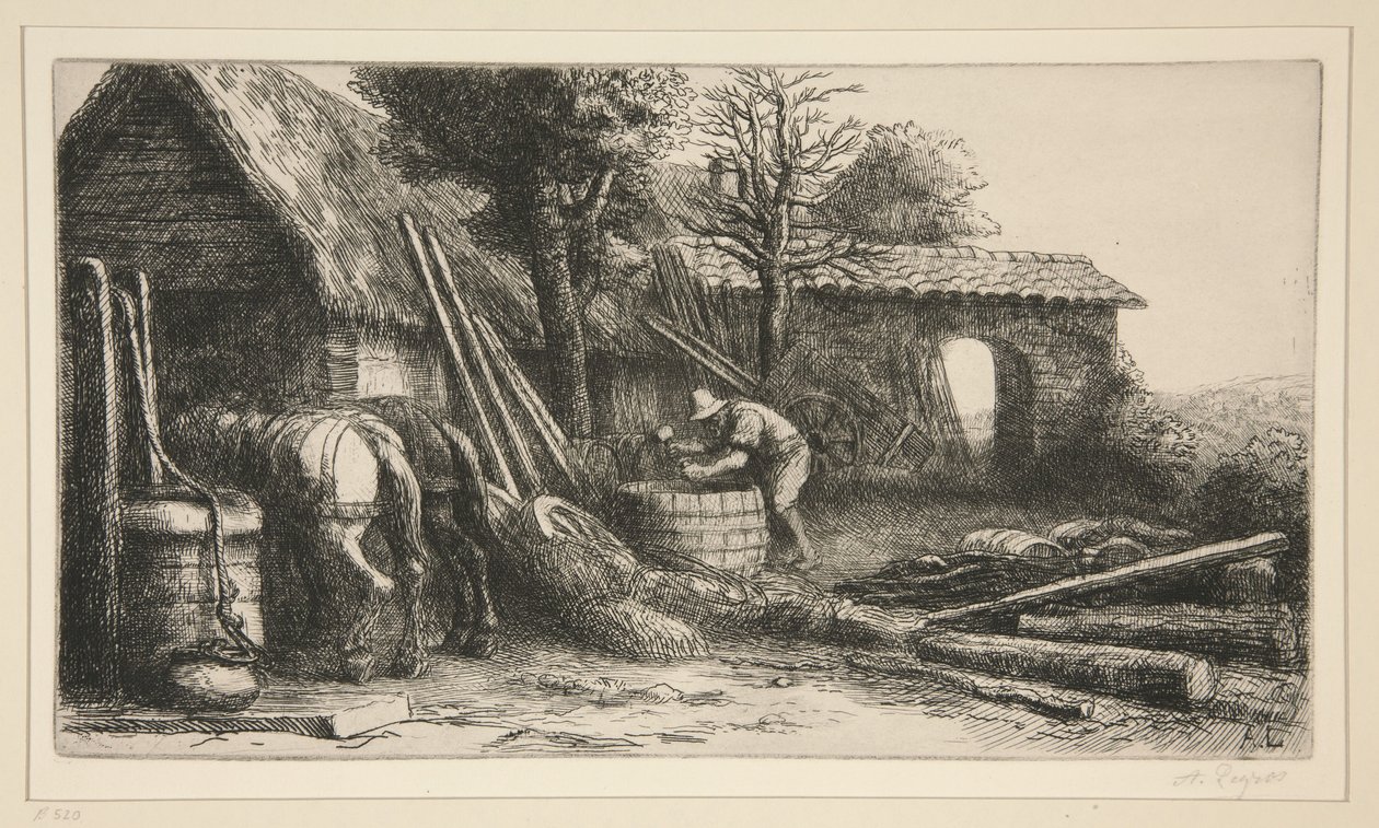 Bednář od Alphonse Legros