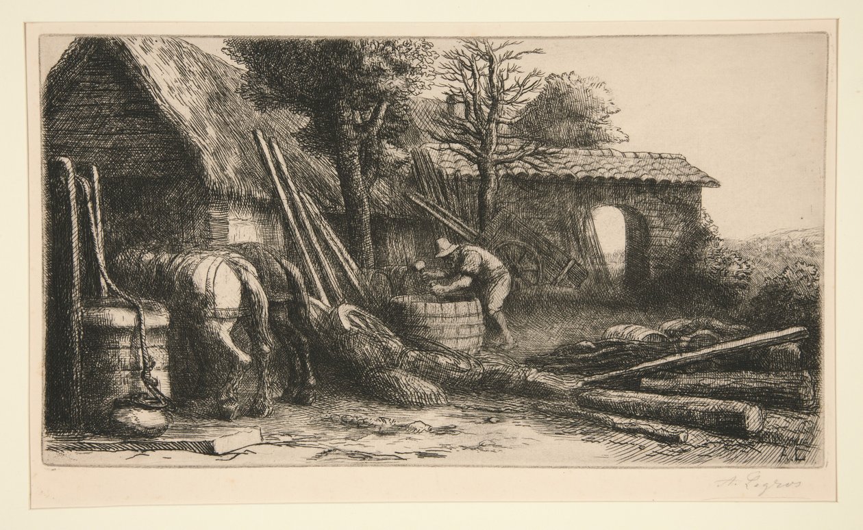 Bednář (The Cooper) od Alphonse Legros