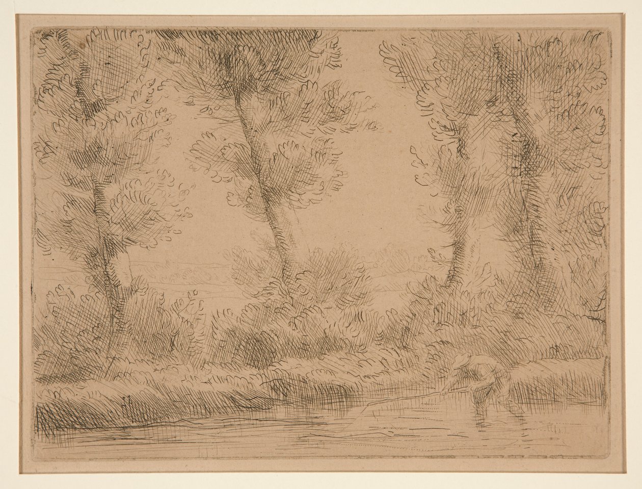 Les Bords de la Liane (Břehy Liane) od Alphonse Legros