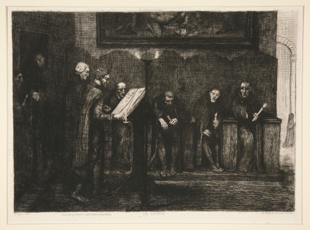 Španělští zpěváci - Řečnický pult od Alphonse Legros