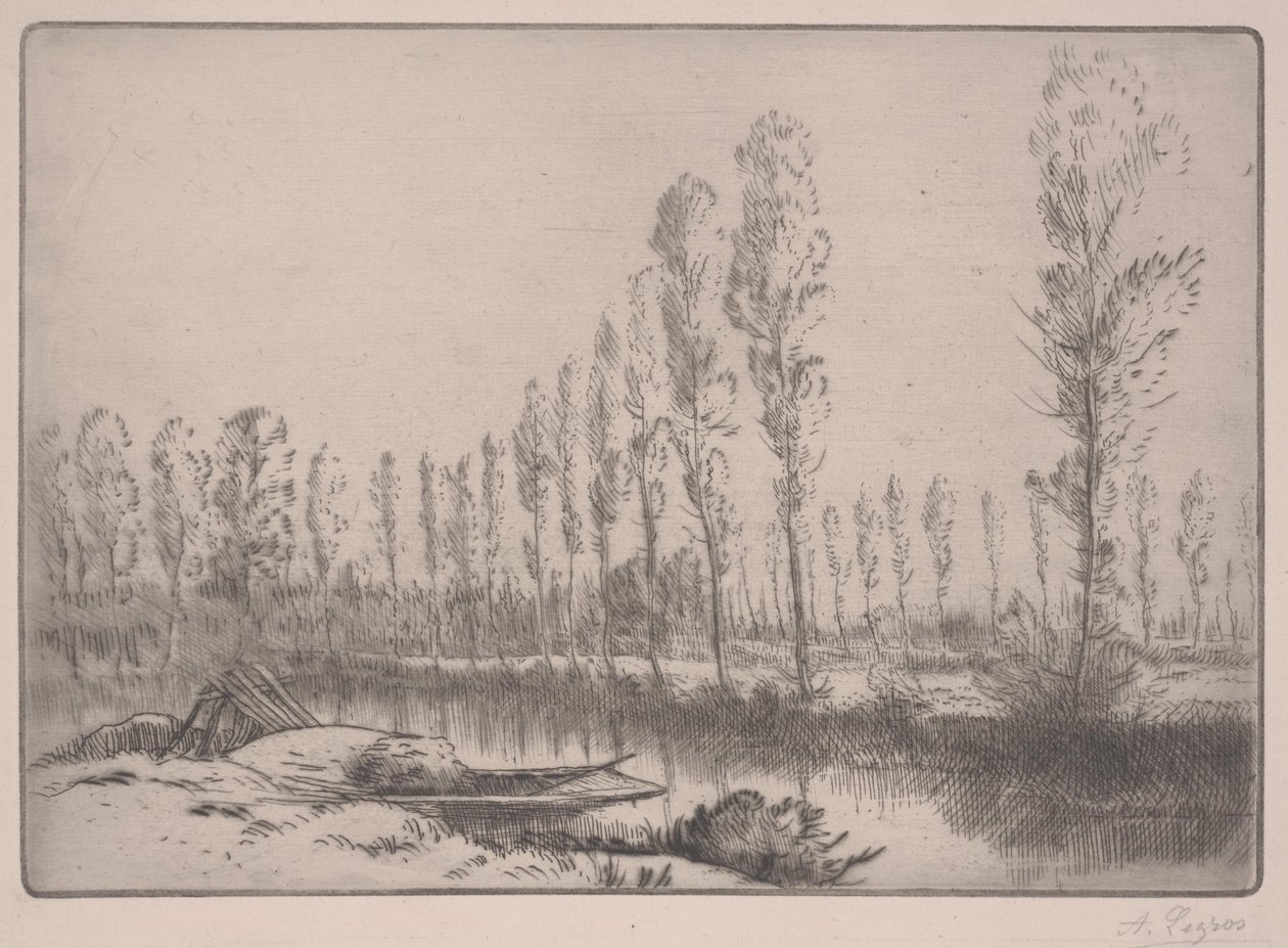 Les Tourbieres: Nedaleko Amiens (lept) od Alphonse Legros