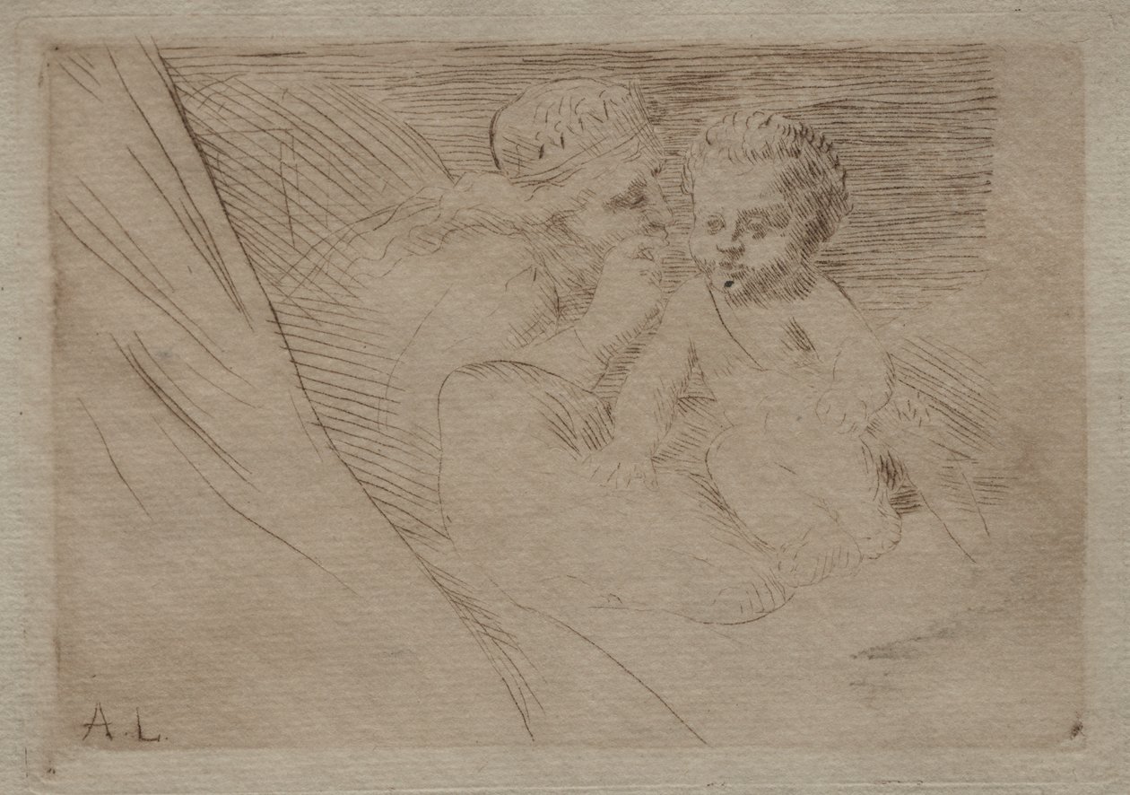Mab a Cupid od Alphonse Legros