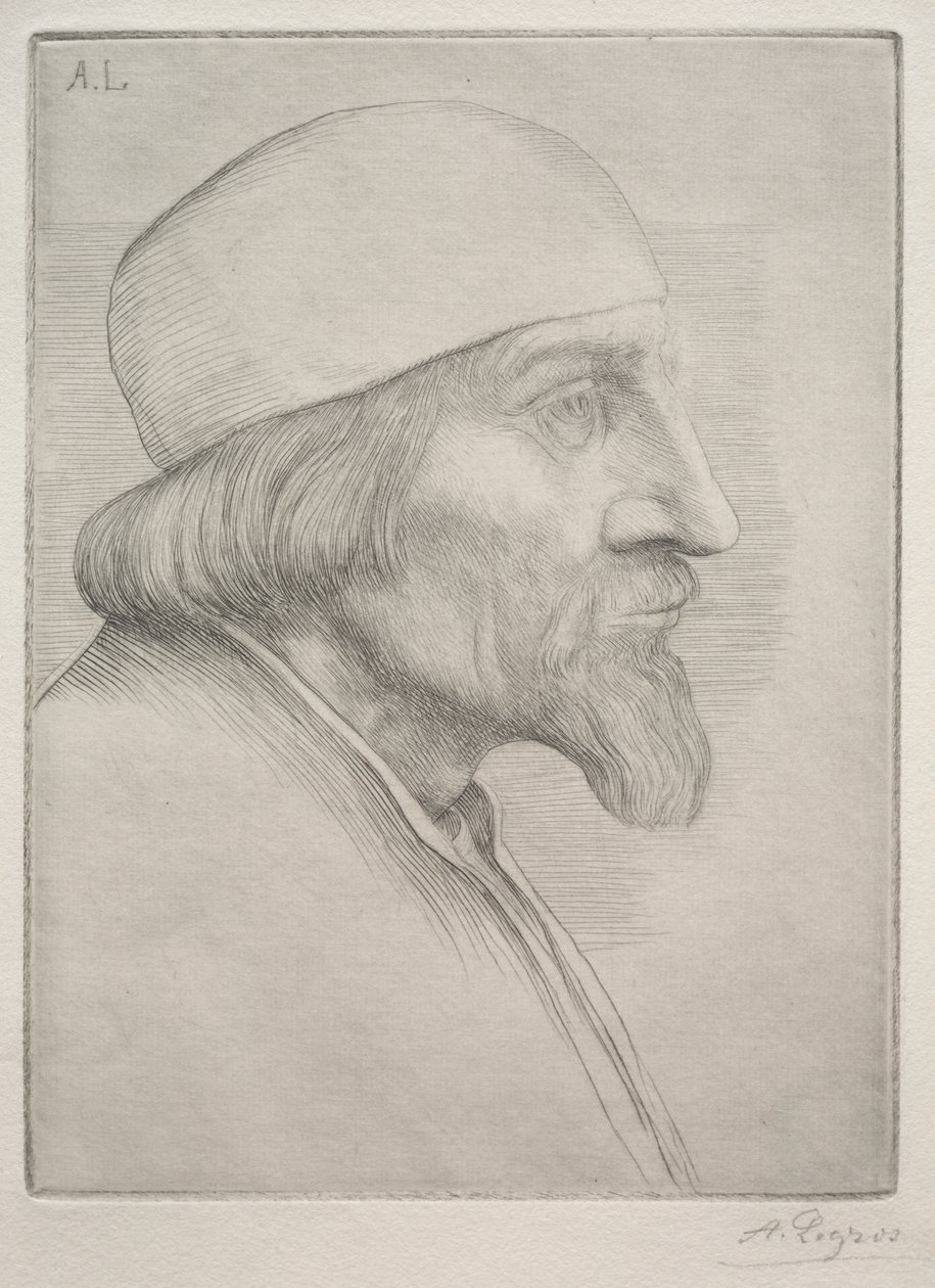 Muž v čepici od Alphonse Legros