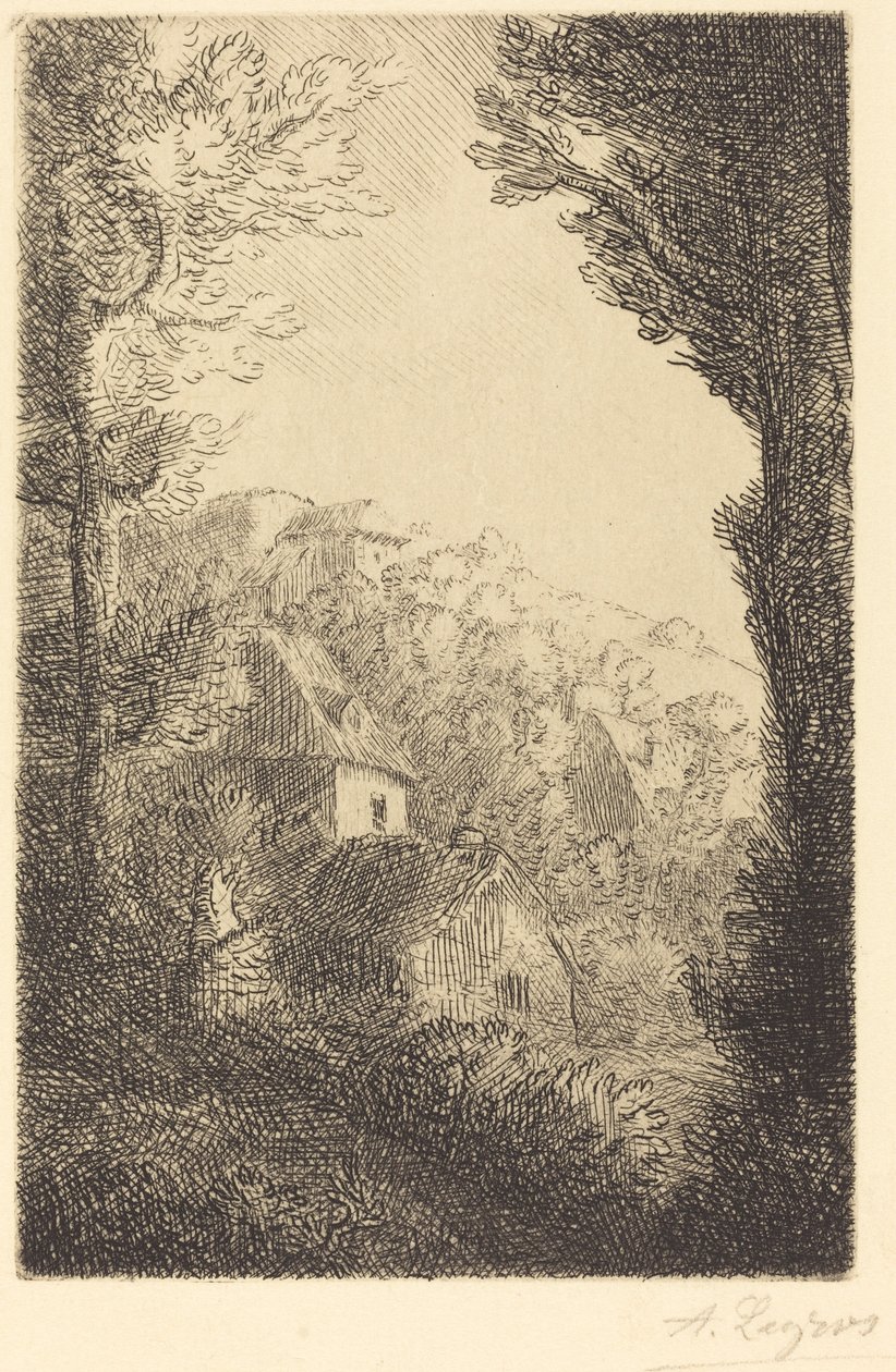 Starý zámek od Alphonse Legros