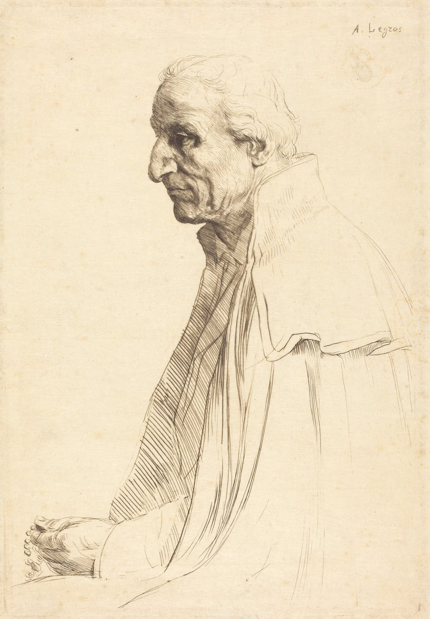 Starý Španěl od Alphonse Legros