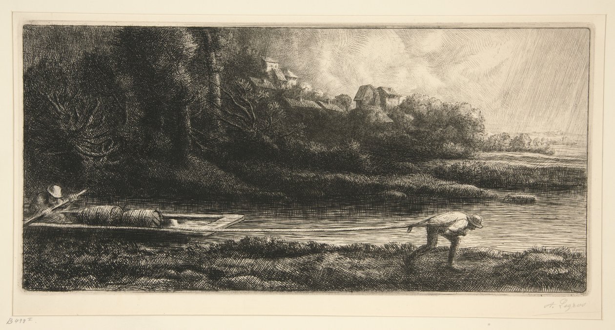 Krajina na lodi od Alphonse Legros