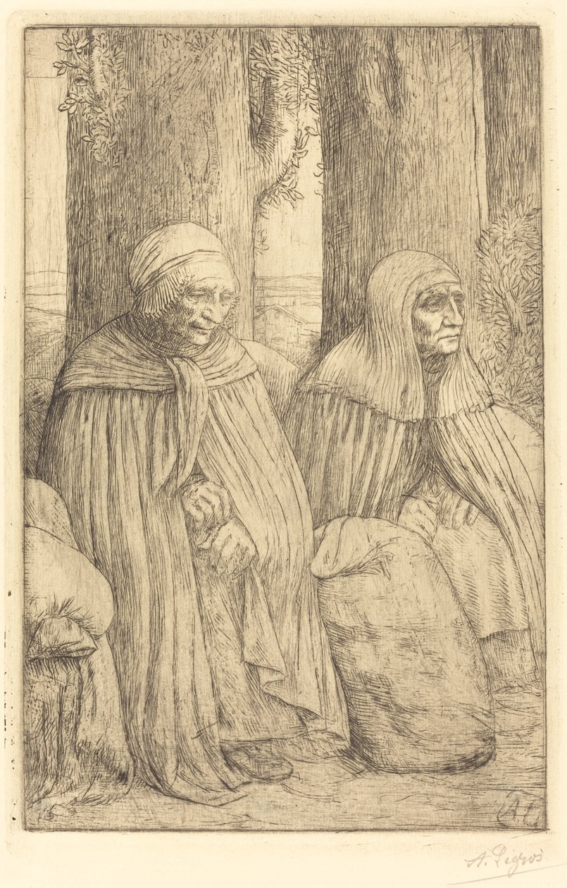 Rolníci (rolníci) od Alphonse Legros