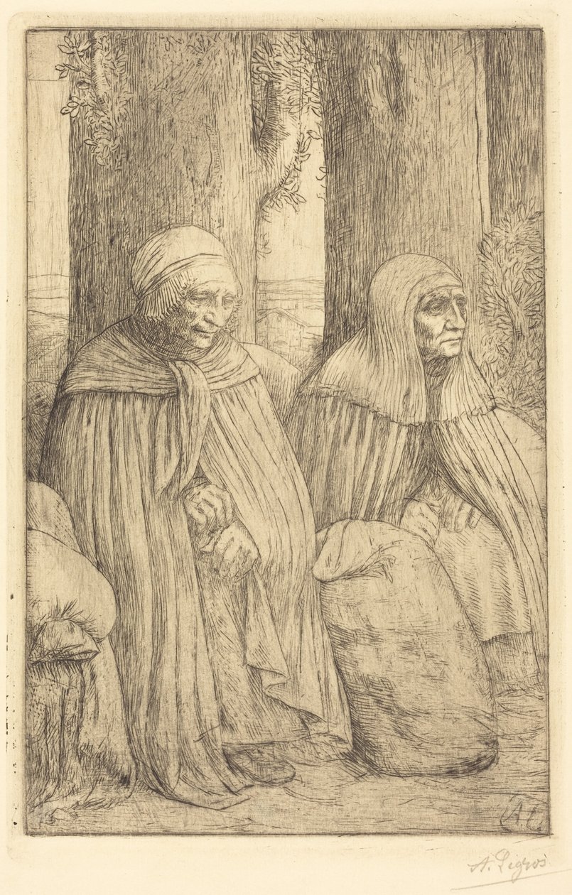 Rolníci (Paysannes) od Alphonse Legros