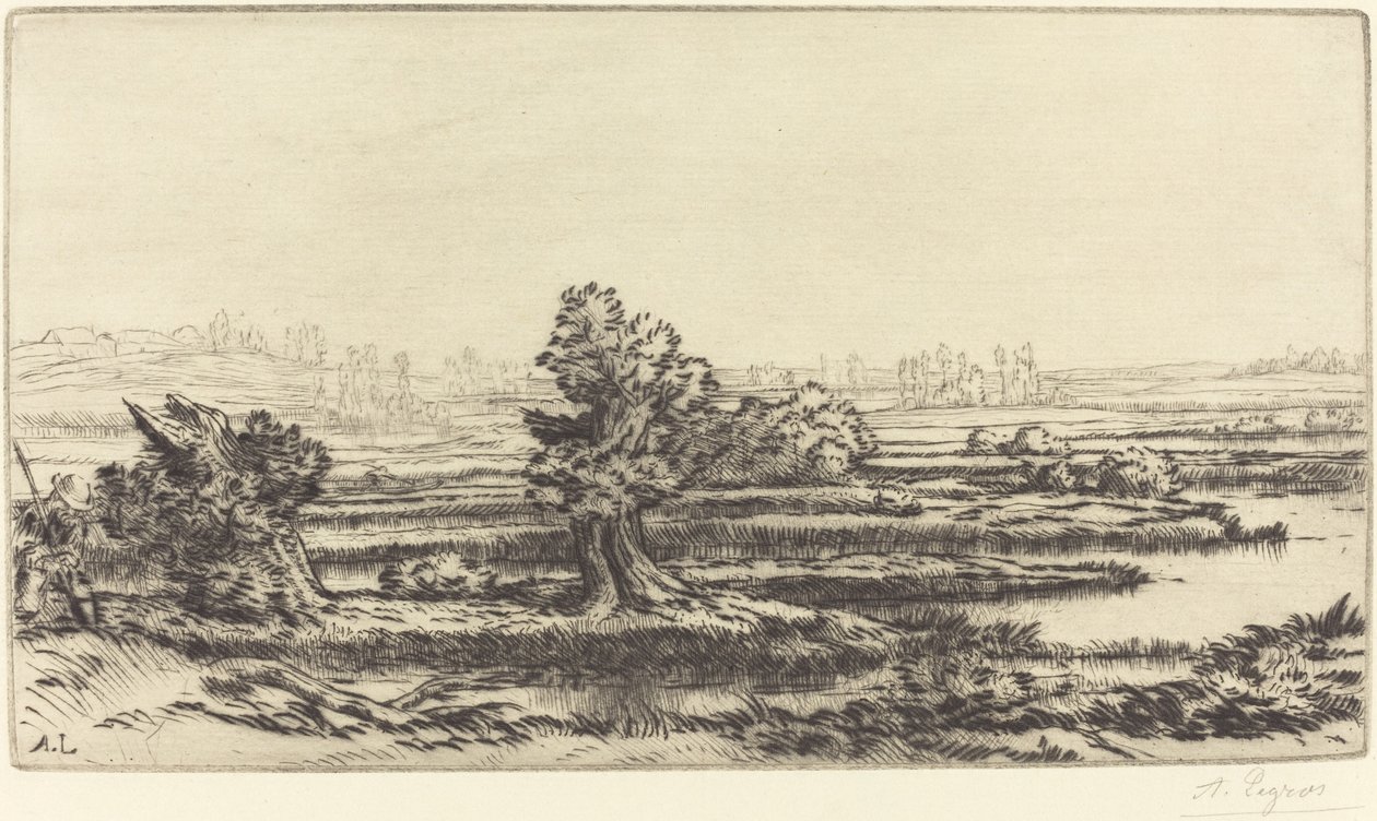 Rašeliniště Les Tourbieres. od Alphonse Legros