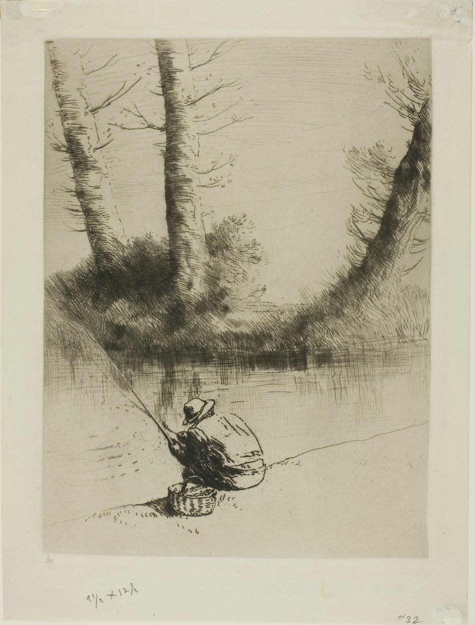 Polák rybář od Alphonse Legros