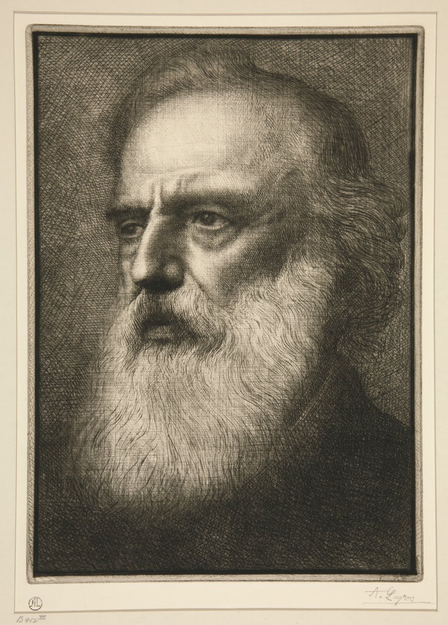 Portrét umělce (Portrait of the Artist) od Alphonse Legros