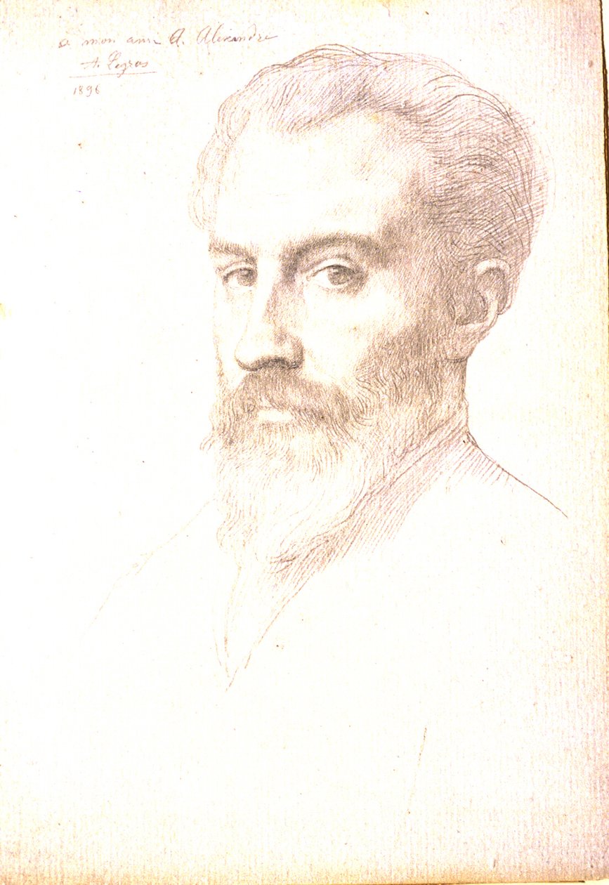 Portrét Arsèna Alexandra od Alphonse Legros