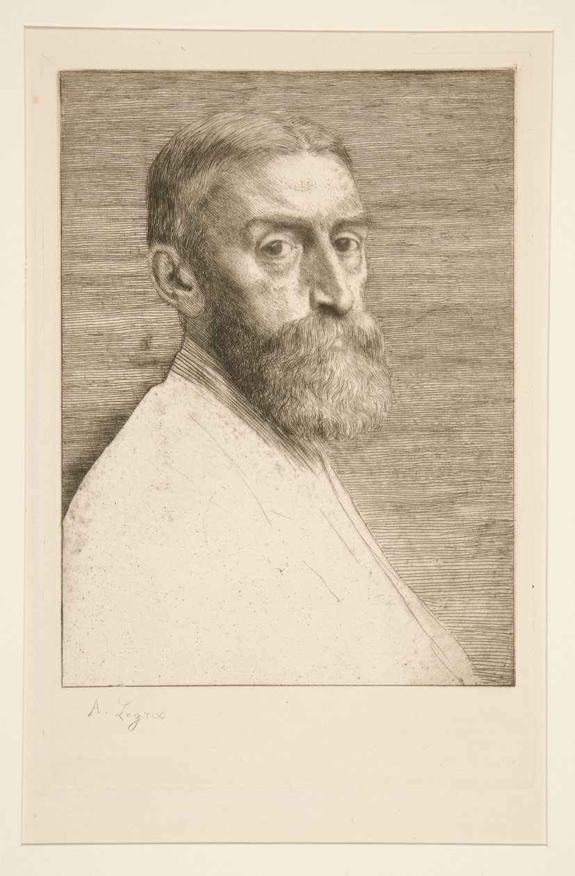 Portrét E. J. Poyntera, Esq. od Alphonse Legros