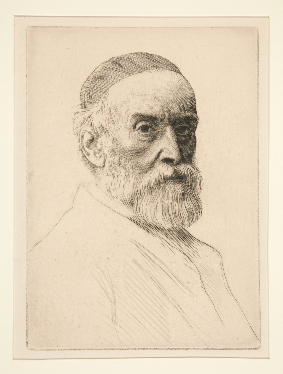 Portrét G. F. Wattse (R.A.) od Alphonse Legros