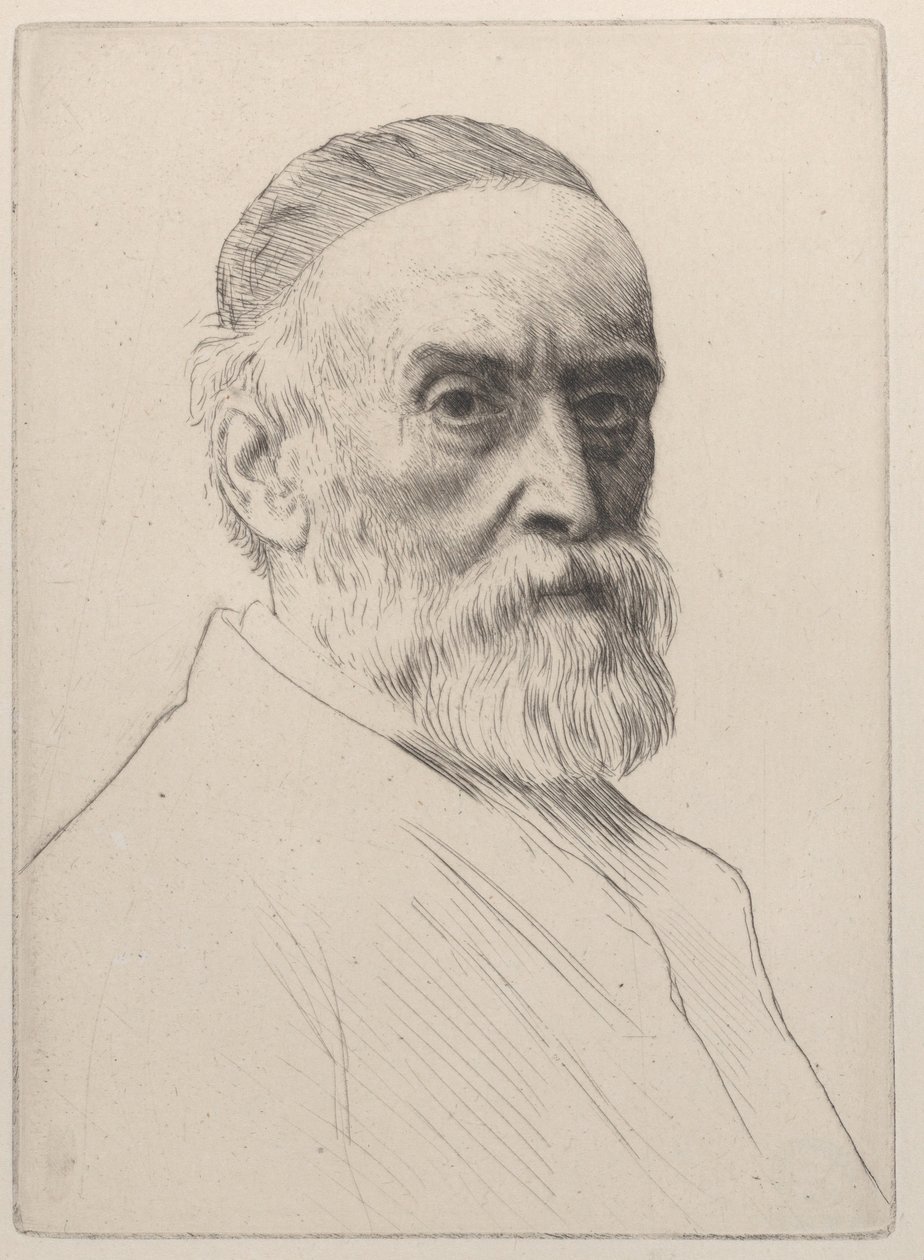 Portrét George Frederic Watts, 1879. od Alphonse Legros