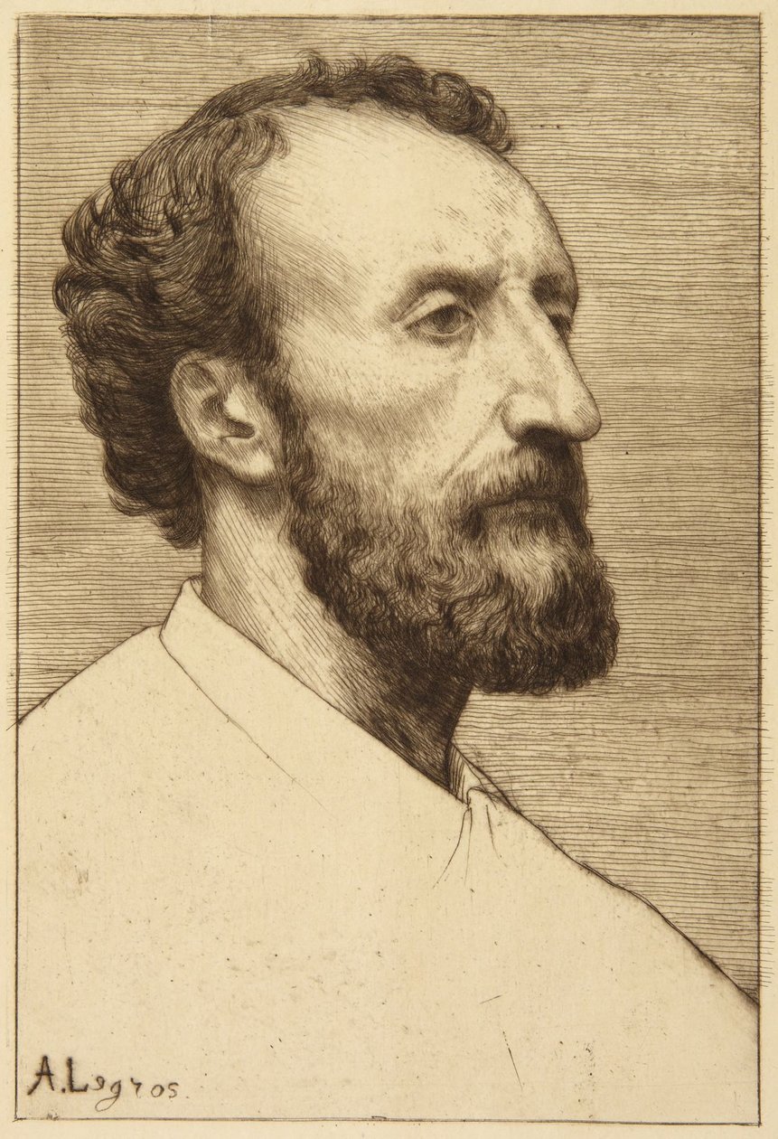 Portrét J. Daloua od Alphonse Legros
