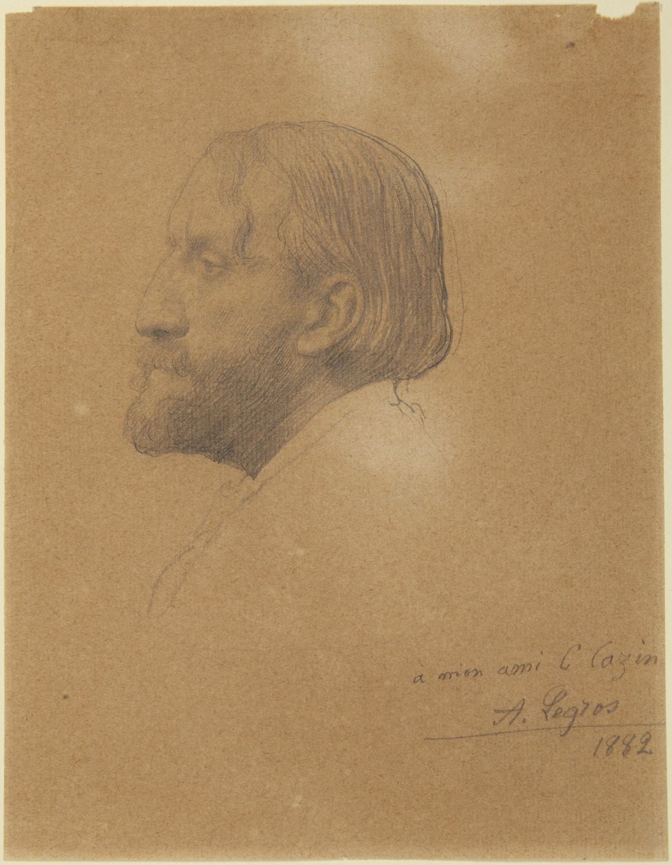 Portrét Jeana-Charlese Cazina () od Alphonse Legros