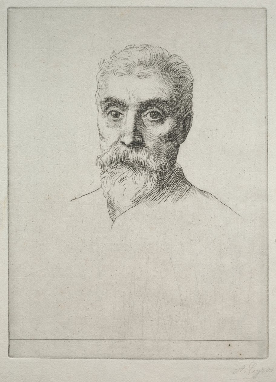 Portrét sira Hirama S. Maxima od Alphonse Legros