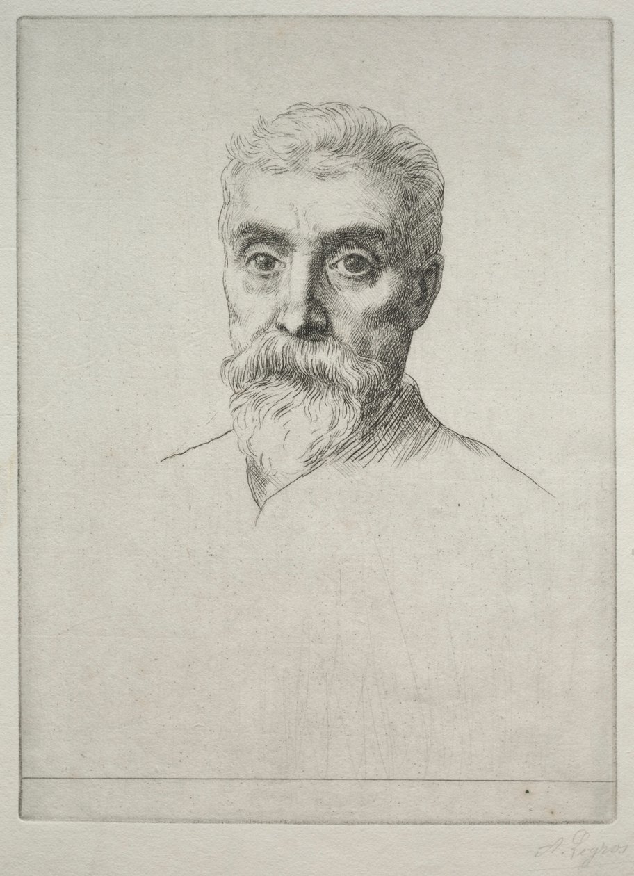 Portrét sira Hirama S. Maxima. od Alphonse Legros