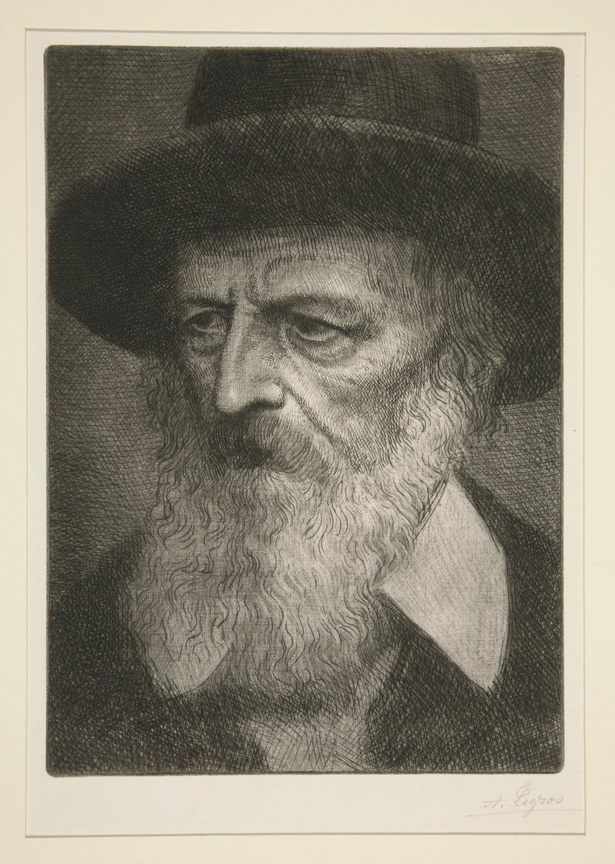 Portrét Tennysona od Alphonse Legros