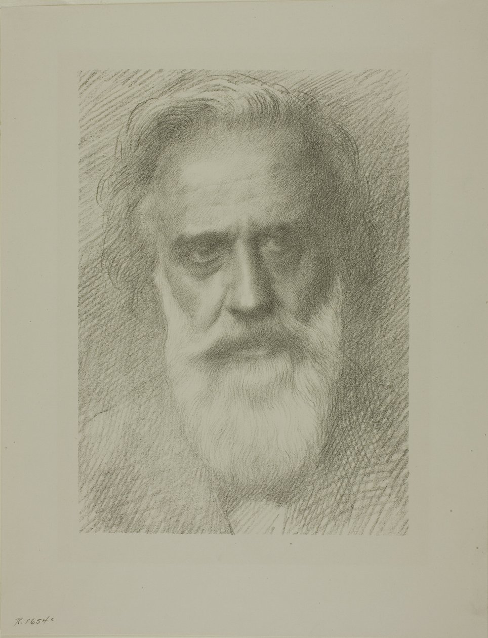 Portrét umělce, osmá deska od Alphonse Legros